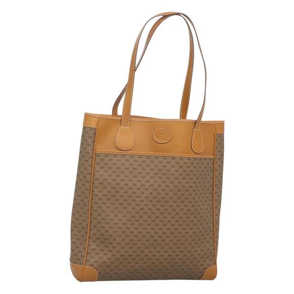 GUCCI Micro GG Supreme Tote Bag Pvc Beige Gold 002 39 002 39 - Picture 1 of 16